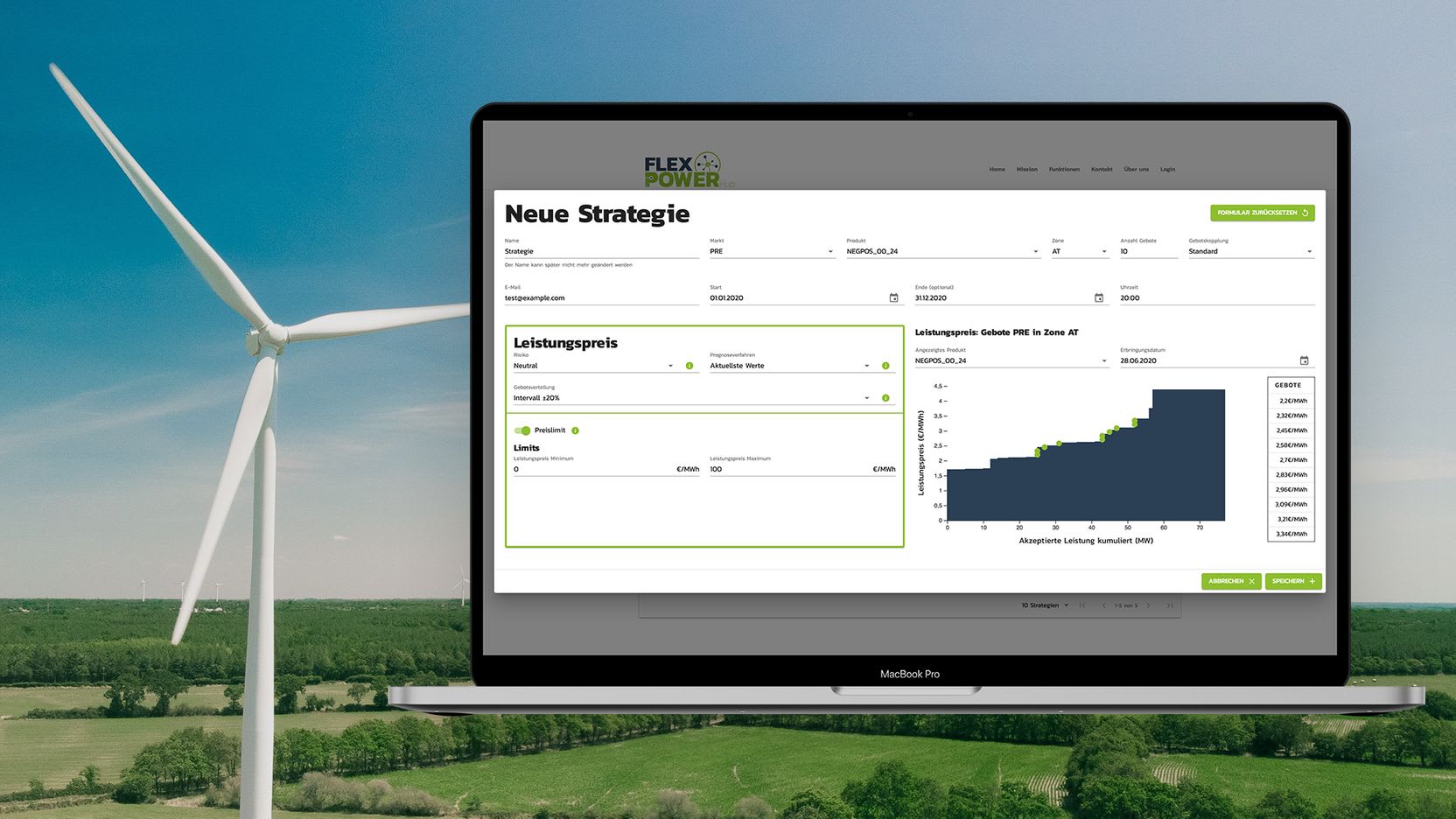 FlexPowerHub Gebotsgenerator